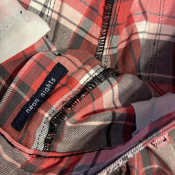 RARE VINTAGE SASS & BIDE RED PLAID JEANS ~ 29 - Picture 6 of 8